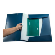 Eichner Chemises PP A3 + 3 rabats et élastique d’angle bleu-4
