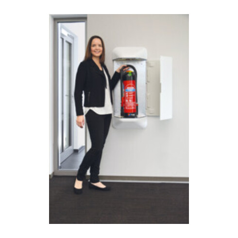 Eichner Designerschrank für Feuerlöscher