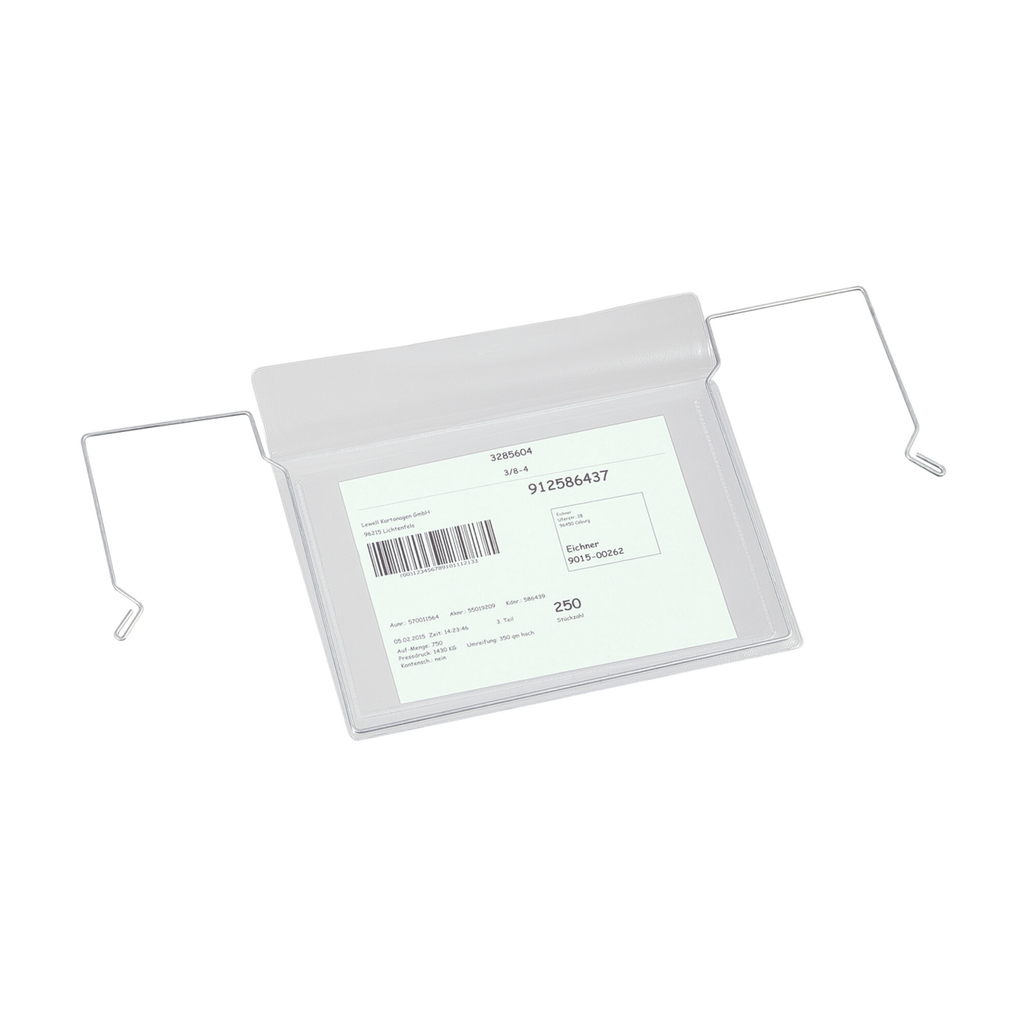 Eichner Drahtbügeltasche A6 quer + Klappe