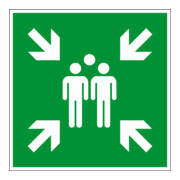 Eichner Fluchtwegsschild Sammelstelle 60 x 60 cm DIN EN ISO 7010