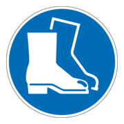 Eichner Gebotsschild Fußschutz benutzen PVC