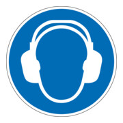 Eichner Gebotsschild Gehörschutz benutzen Alu