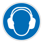 Eichner Gebotsschild Gehörschutz benutzen PVC