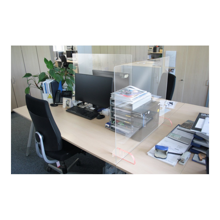 Eichner Hygieneschutzwand "Office" für Bürotische und Arbeitsplätze, klein