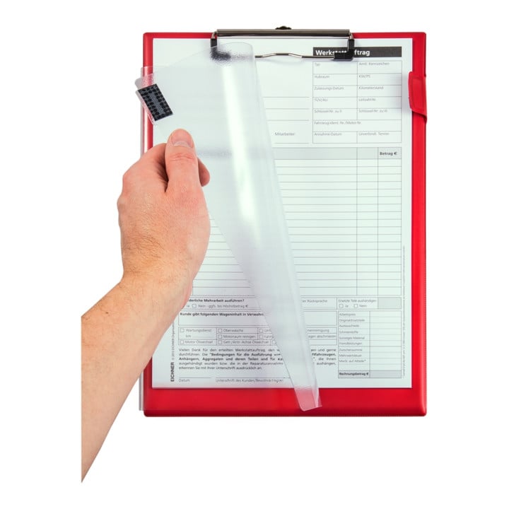 Eichner klembord DIN A 4 rood