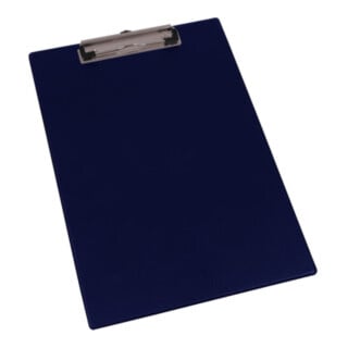 Eichner Klemmbrett A4, blau, Format 232x338 mm + Blockklammer und Öse