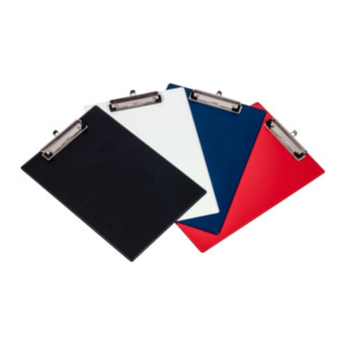 Eichner Klemmbrett A4, blau, Format 232x338 mm + Blockklammer und Öse