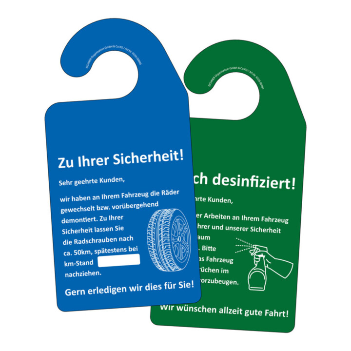 Eichner Kundendienst-Spiegelanhänger