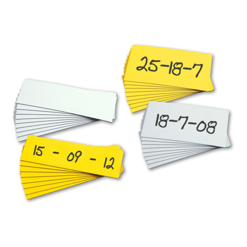 Eichner Magnet Lagerschild 0,85 mm Farbe: gelb 20 x 100 mm