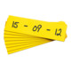 Eichner Magnet Lagerschild 0,85 mm Farbe: gelb 30 x 75 mm-1
