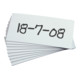 Eichner Magnet Lagerschild 0,85 mm Farbe: weiß 50 x 100 mm