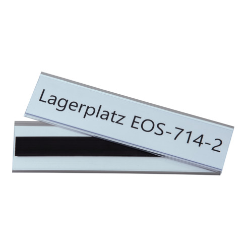 Eichner Magnetische Etikettenhalter aus PVC 54 x 200 mm