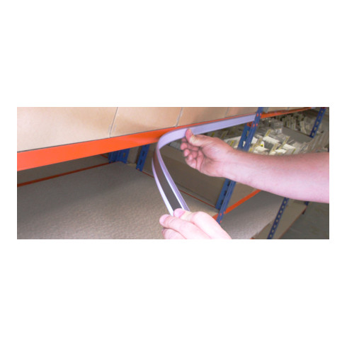 Eichner Magnetische Etikettenhalter aus PVC 54 x 200 mm
