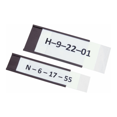 Eichner Magnetisches C-Profil + Papiereinlage + transparenter Klarsichtfolie 50 x 100 mm