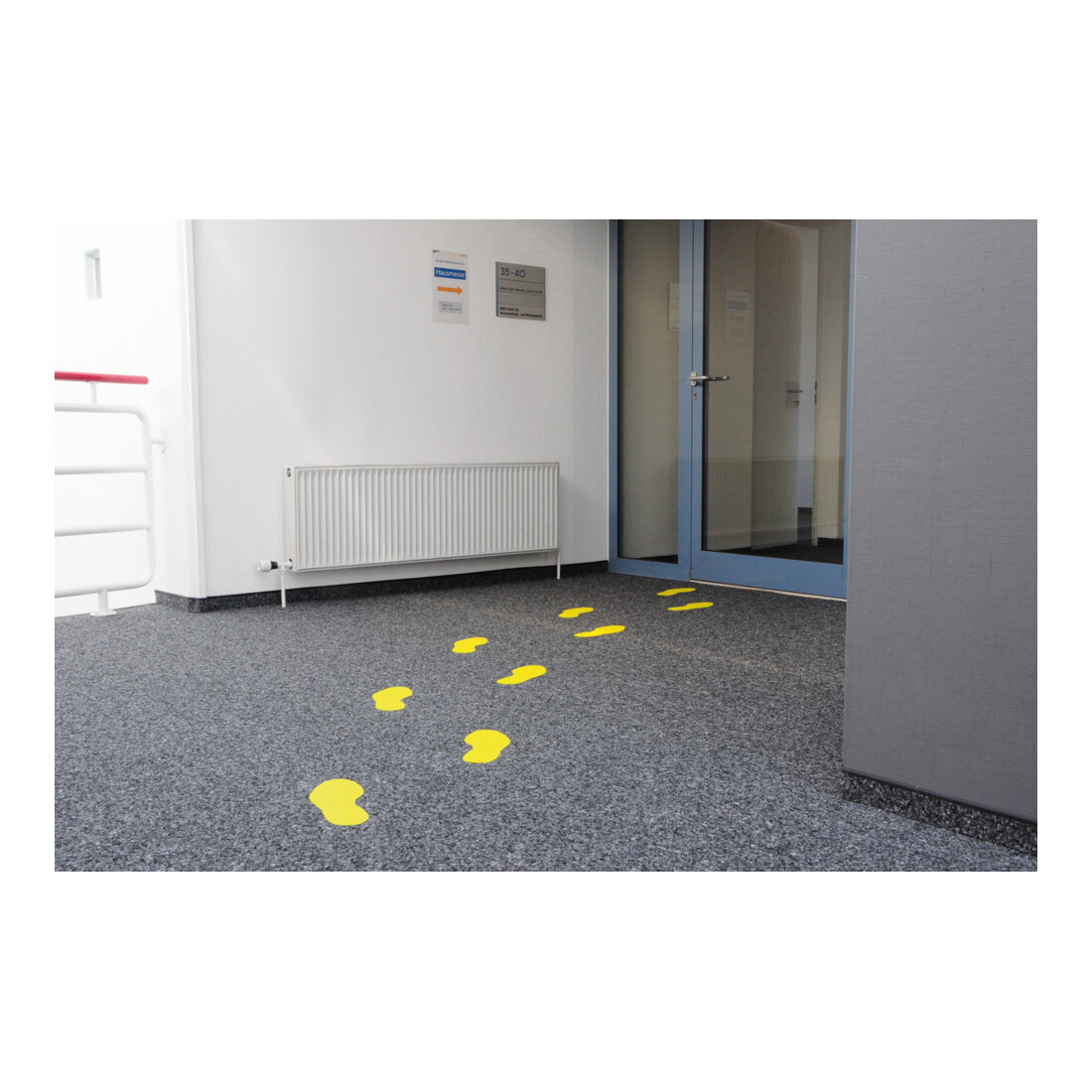 Eichner Marquage au sol Empreinte pied gauche + droit