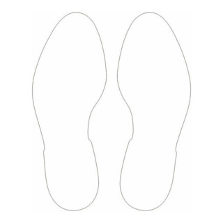Eichner Marquage au sol Empreinte pied gauche + droit