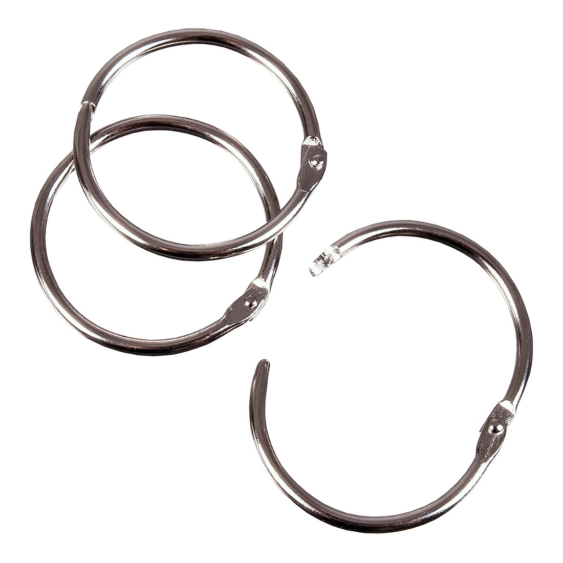Eichner Metall-Klappringe stabile Ringe zum Aufkleben 25 mm
