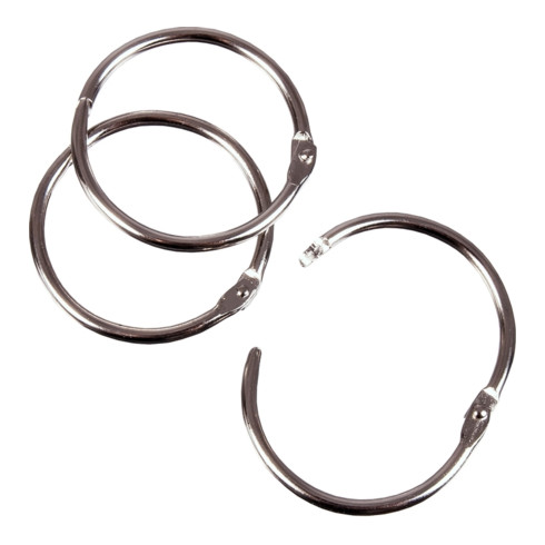 Eichner Metall-Klappringe stabile Ringe zum Aufkleben 25 mm