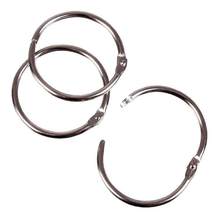 Eichner Metall-Klappringe stabile Ringe zum Aufkleben 32 mm