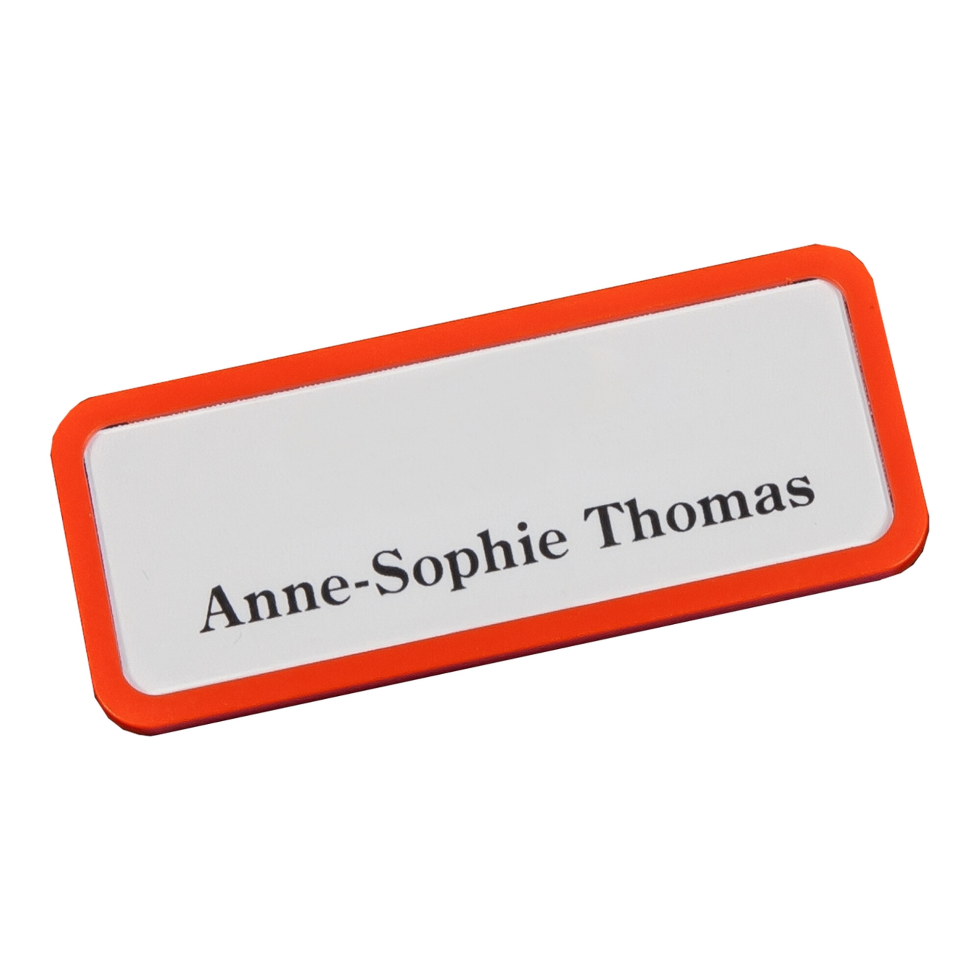 Eichner Namensschild magnetisch 81 x 33 mm Orange