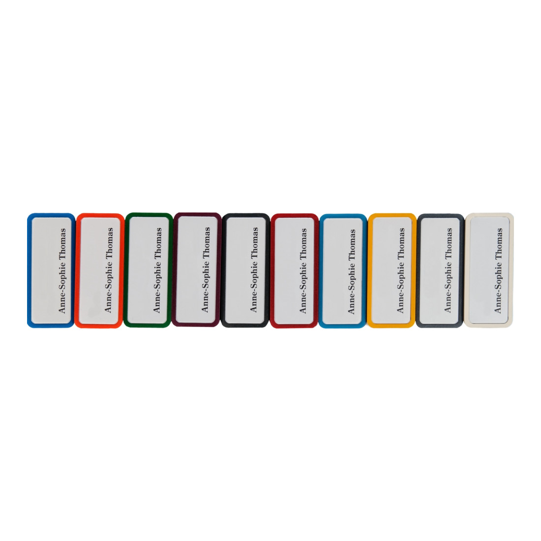 Eichner Namensschild magnetisch 81 x 33 mm Orange