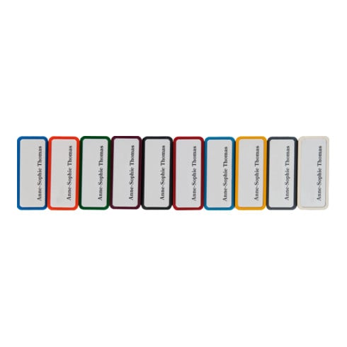 Eichner Namensschild magnetisch 81 x 33 mm Orange
