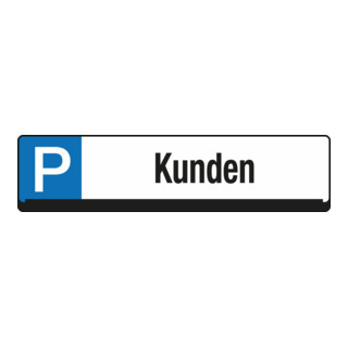 Eichner Parkplatz-Reservierungsschild Kunden