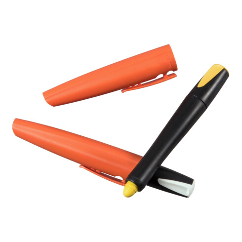 Eichner Permanent-Marker, Farbe: Gelb, mit was