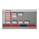 Eichner planbord A4 voor werkplaatsoppervlak 6 rails 1580 x 900 x 78 mm