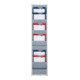 Eichner Planungstafel A4 10 Schienen 1285 mm x 315 mm x 76 mm-2