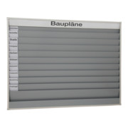 Eichner Planungstafel A4 für Baupläne 6 Schiene