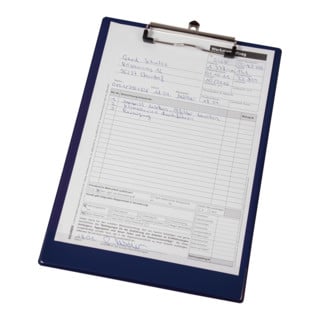 Eichner Plaques à pince PVC bleues, 23,2 × 33,8 cm, 5 pcs.