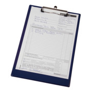 Eichner Plaques à pince PVC bleues, 23,2 × 33,8 cm, 5 pcs.