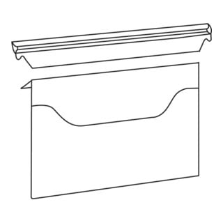 Eichner Pochette d’insertion Visimap avec bandeau supérieur