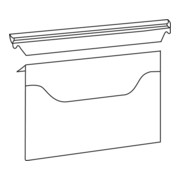 Eichner Pochette d’insertion Visimap avec bandeau supérieur