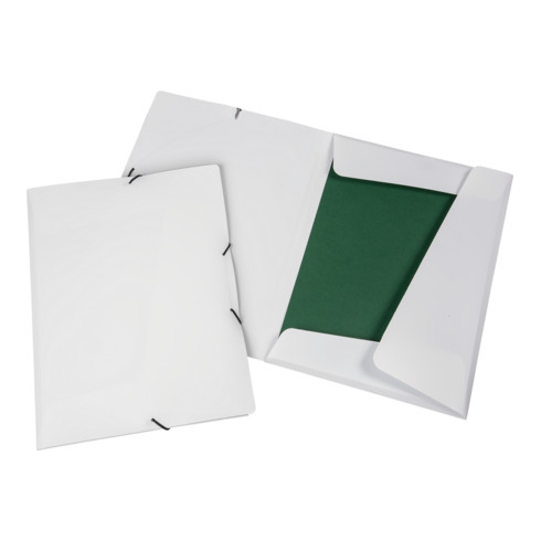 Eichner Chemises PP A4 avec 3 rabats et élastique d’angle