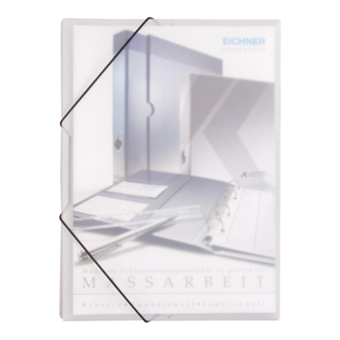 Eichner Chemises PP A4 avec 3 rabats et élastique d’angle