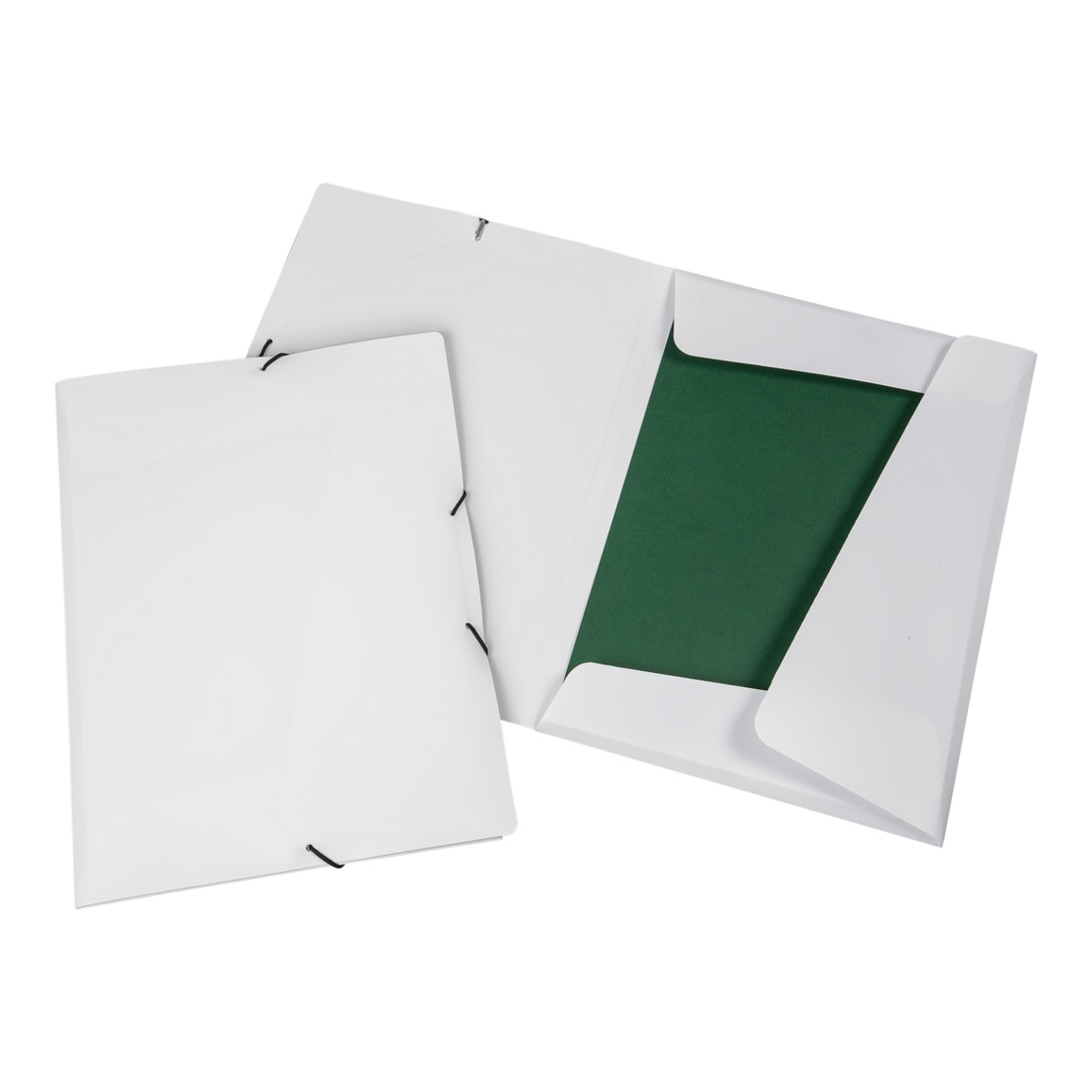 Eichner Chemises PP A4 avec 3 rabats et élastique d’angle