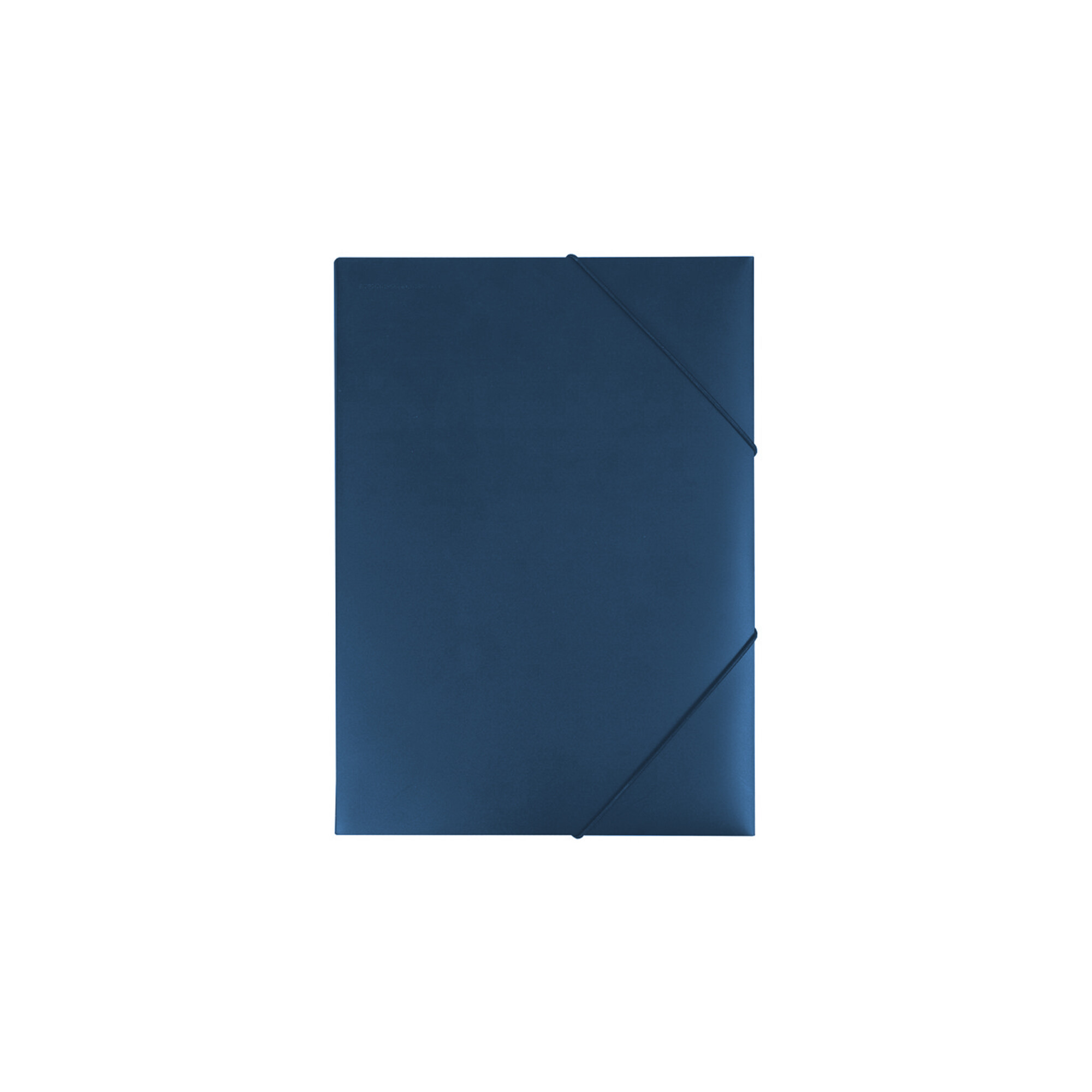 Eichner PP-Collegemappen A3 + 3 Flügelklappen und Eckspann-Gummi blau