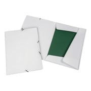 Eichner PP-Collegemappen A4 + 3 Flügelklappen und Eckspann-Gummi-2