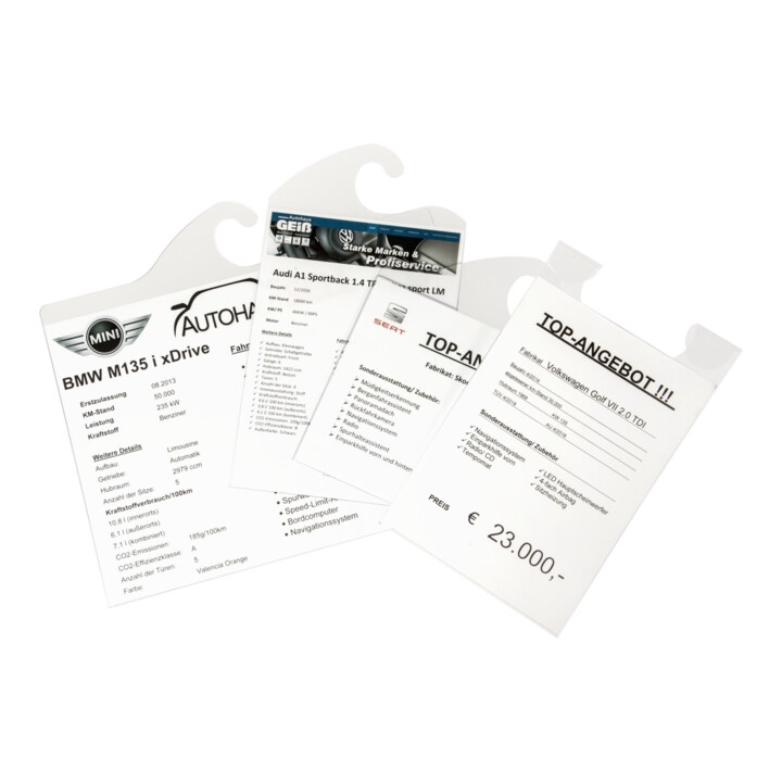 Eichner Preisblatt-Tasche A4 quer mit integriert