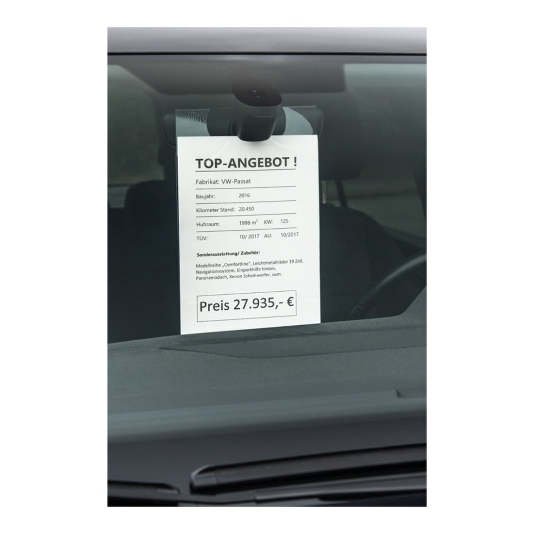 Eichner Preisblatt-Tasche A4 quer mit integriert