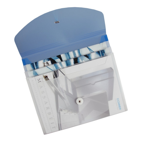 Eichner Projekt/Übersichtsmappe blau DIN A4 aus