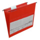 Eichner PVC-Hängemappe Platin Lineseitlich offen, rot