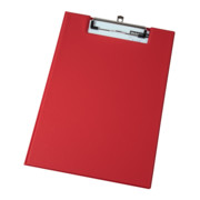 Eichner PVC klemmap A4 rood, onbedrukt
