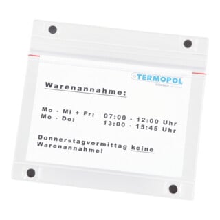 Eichner PVC-Magnetsichttasche transparent A5 que