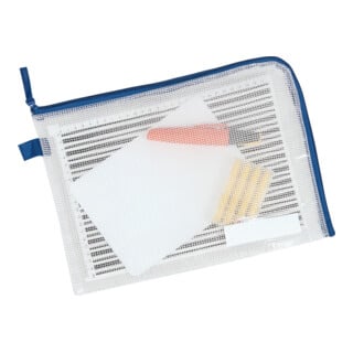 Eichner Sachet de collecte en film renforcé tissu Bleu A4