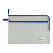 Eichner Sammelbeutel aus gewebeverst. Folie Blau A4 mit zusätzlicher Tasche-4