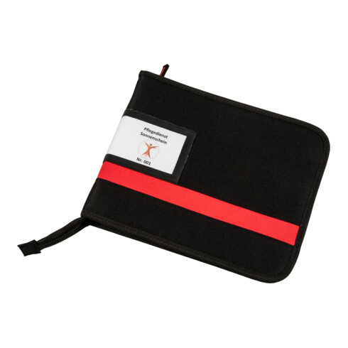 Eichner Schlüsselmappe schwarz/rot aus Polyester