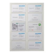 Eichner Selbstklebe-Visitenkarten-Taschen PVC-3